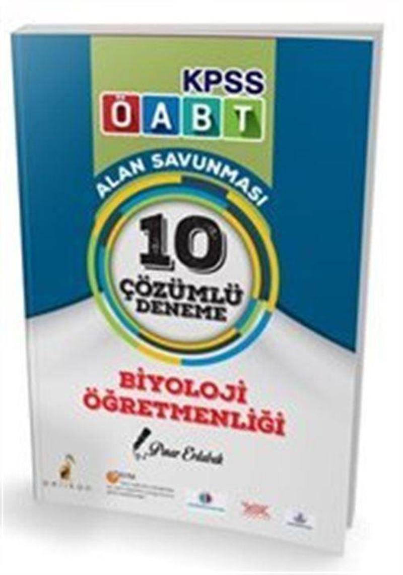 2018 KPSS ÖABT Biyoloji Öğretmenliği Alan Savunması 10 Çözümlü Deneme