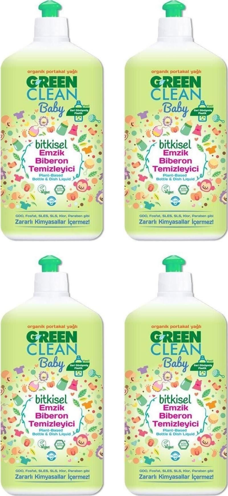 Baby Organik Portakal Yağlı Bitkisel Emzik Biberon Temizleyici 500Ml 4'Lü