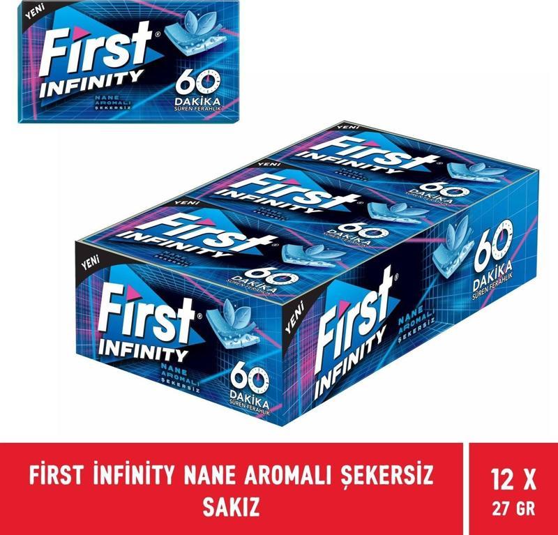 Infinity 60 Dakika Nane Aromalı Şekersiz Sakız 12 Adet