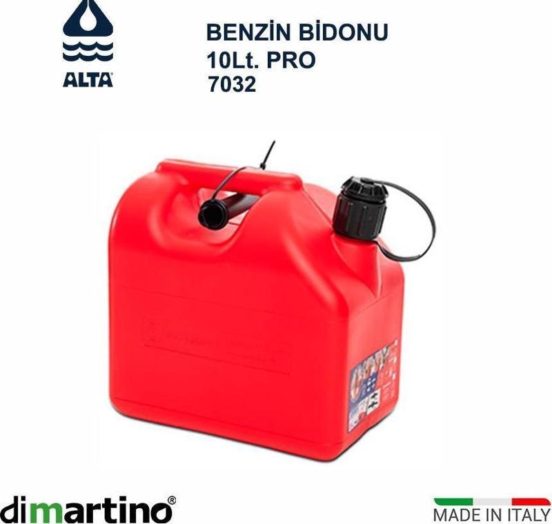 Dimartino Pro Benzin ve Yağ Bidonu 10 lt 7032