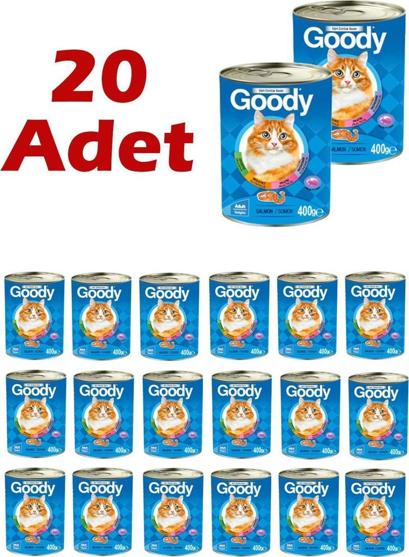 Somonlu Yetişkin Kedi Konservesi 400 Gr 20 Adet