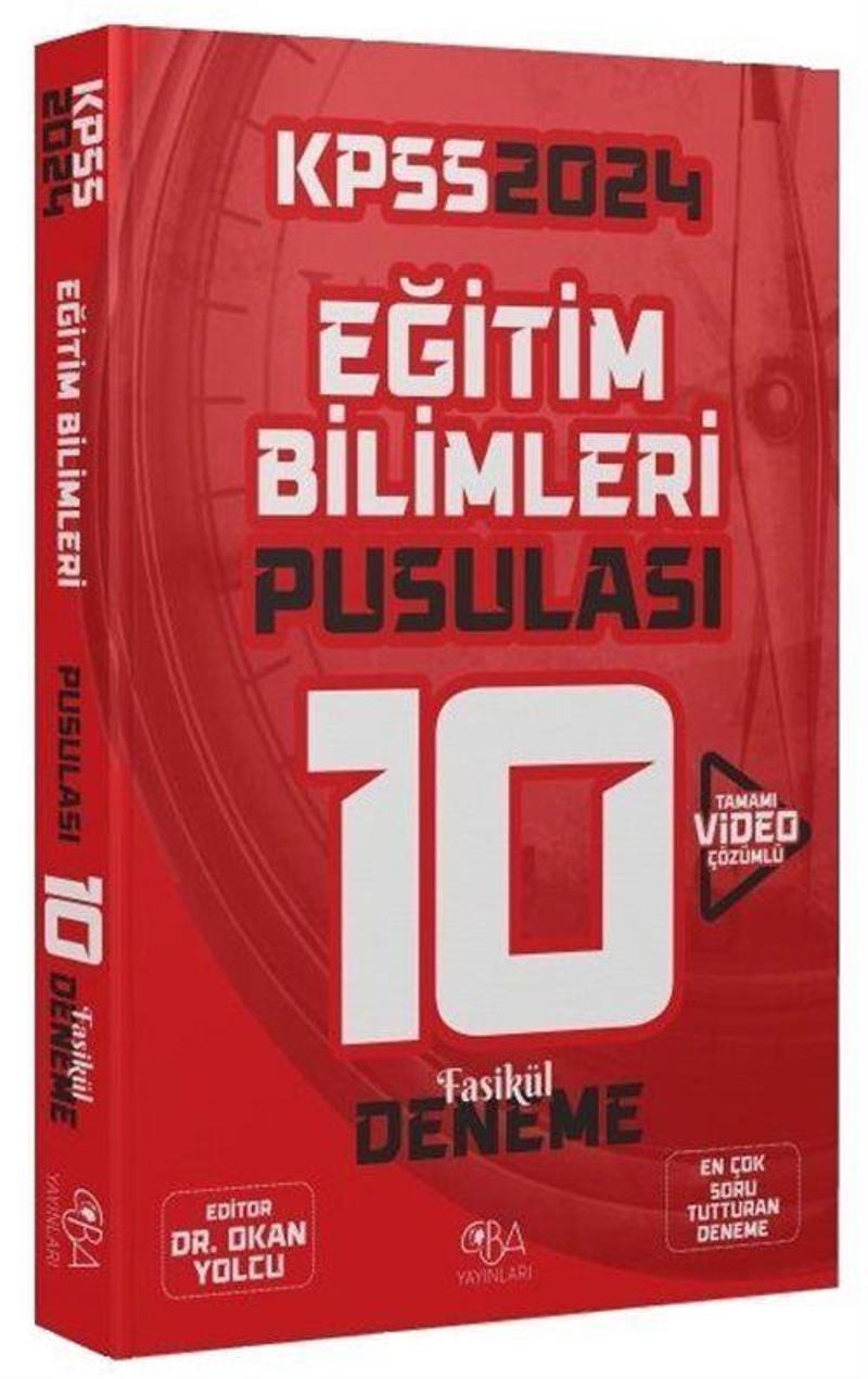 2024 KPSS Eğitim Bilimleri 10 Deneme Video Çözümlü