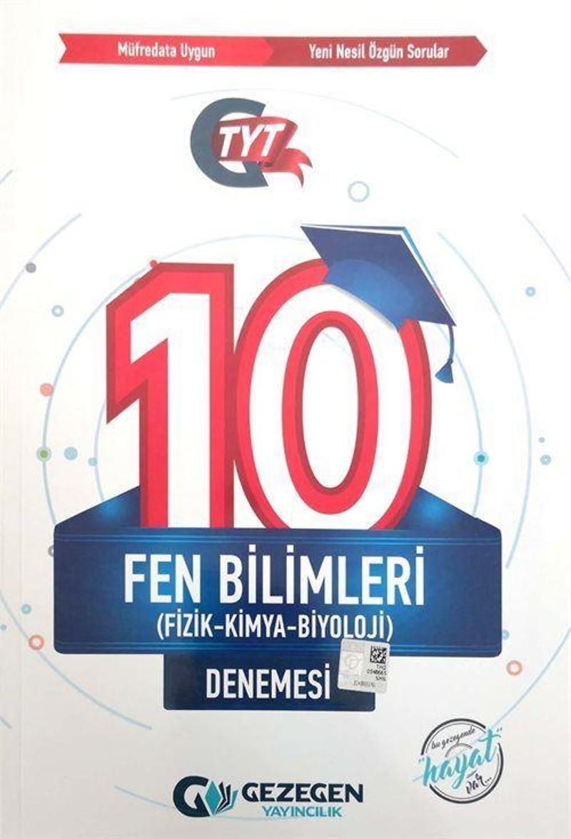 TYT 10 Fen Bilimleri (Fizik-Kimya-Biyoloji) Denemesi