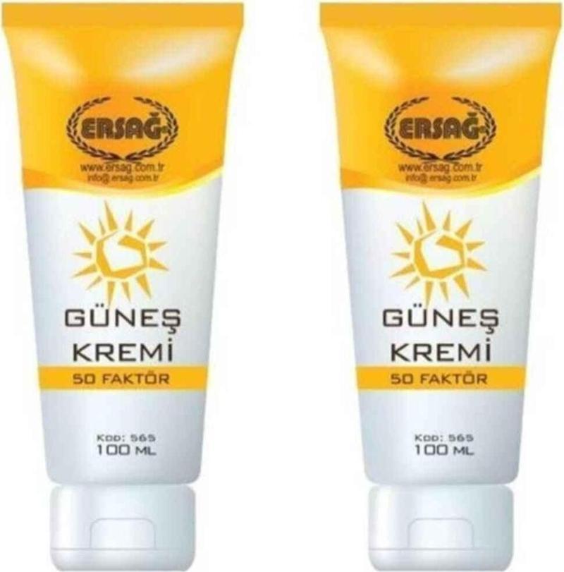 50 Faktör Güneş Kremi 100 ml 2 Adet