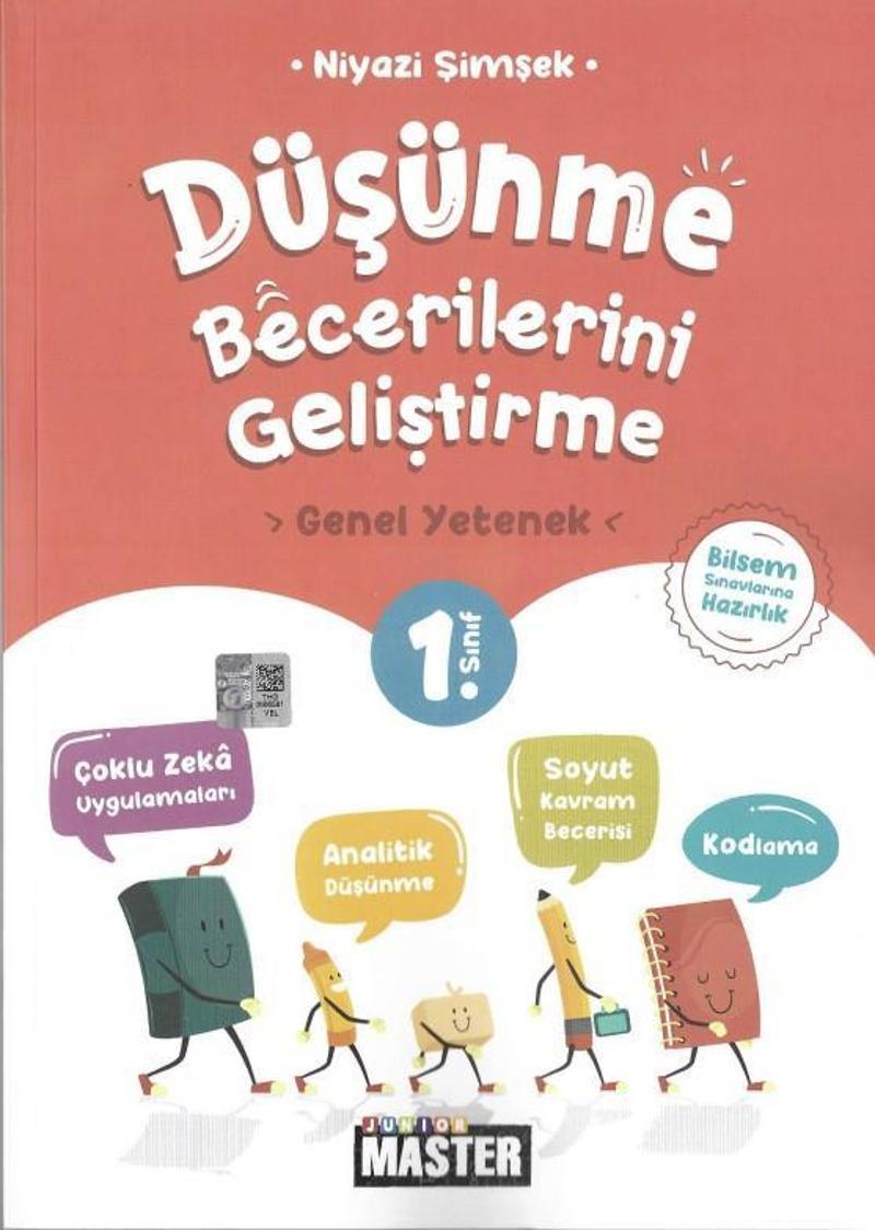 Okyanus Yayınları 1. Sınıf Junior Master Düşünme Becerilerini Geliştirme Genel Yetenek