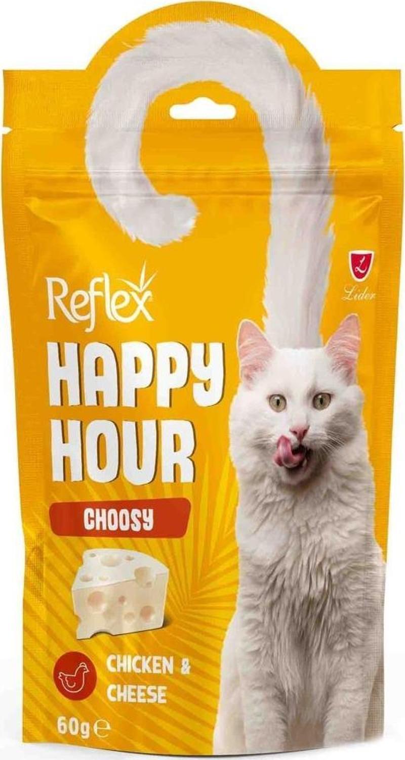 Happy Hour Seçici Kedi Peynir Tavuk Kedi Ödül 60 Gr