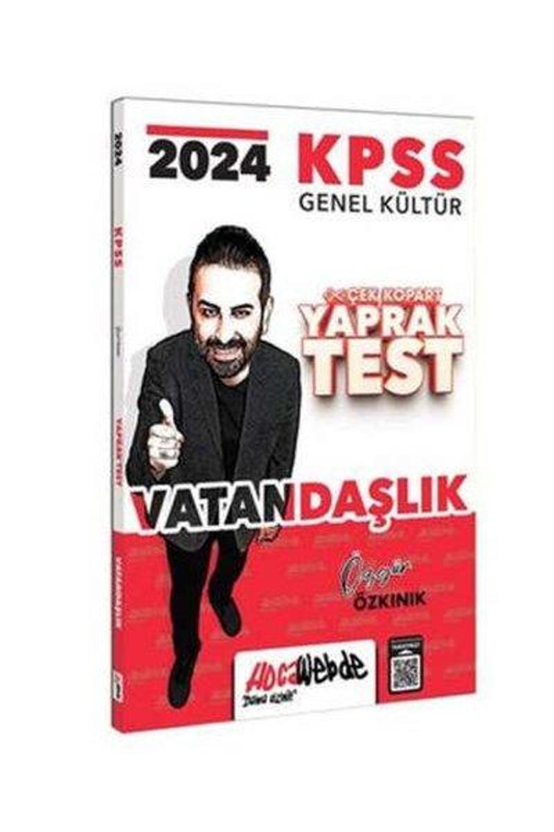 2024 KPSS Genel Kültür Vatandaşlık Yaprak Test