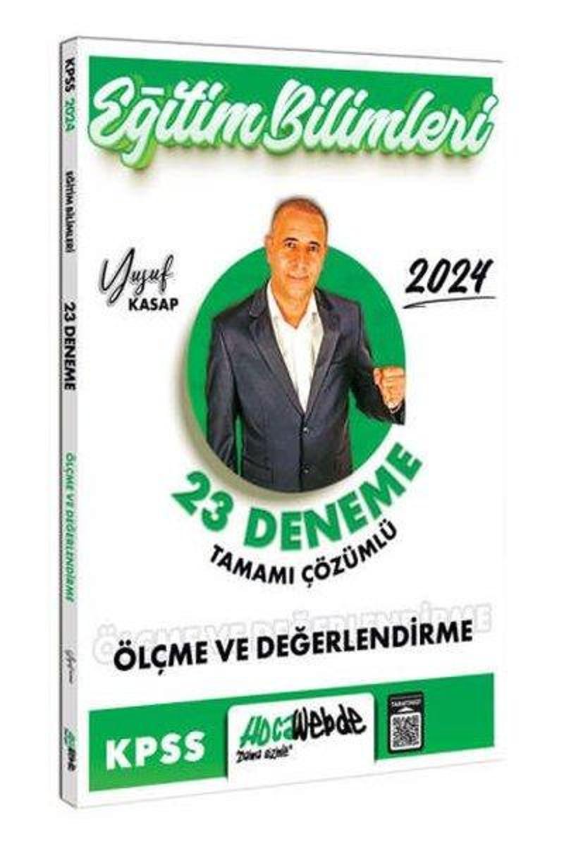 2024 KPSS Eğitim Bilimleri Ölçme ve Değerlendirme Tamamı Çözümlü 23 Deneme