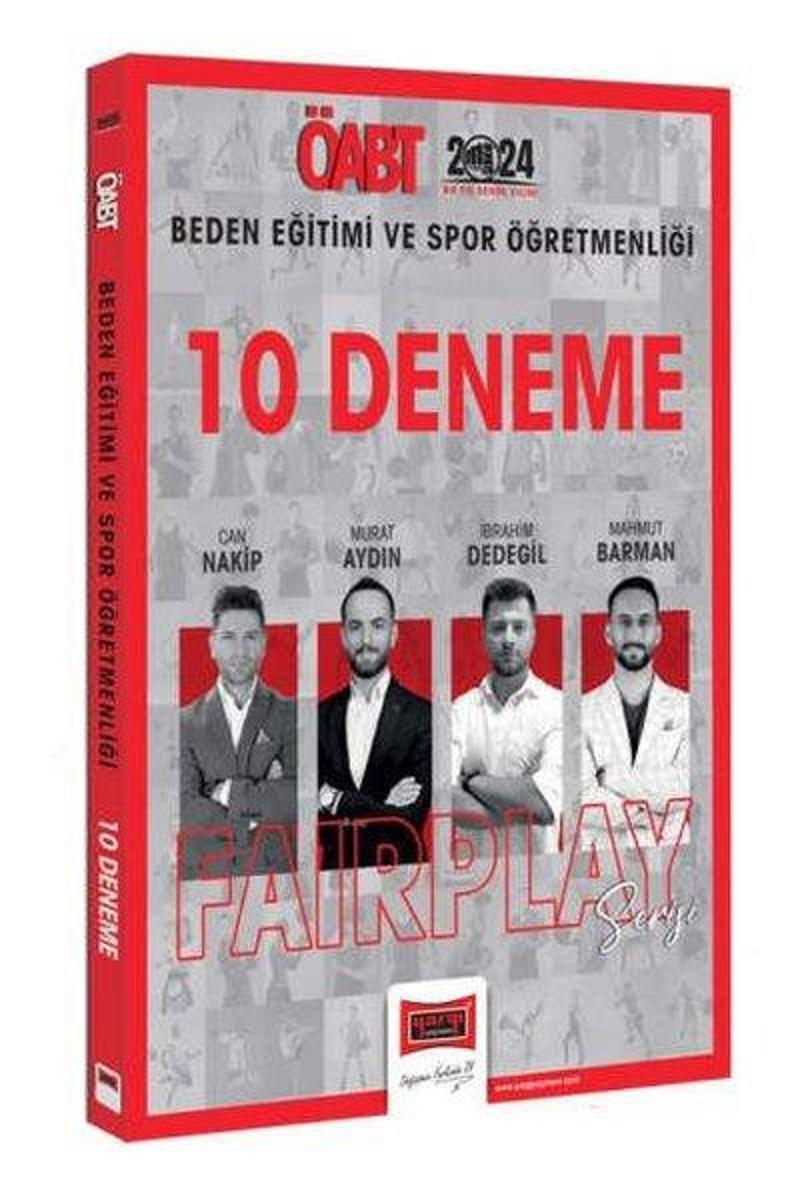 2024 ÖABT Beden Eğitimi ve Spor Öğretmenliği Fairplay 10 Deneme