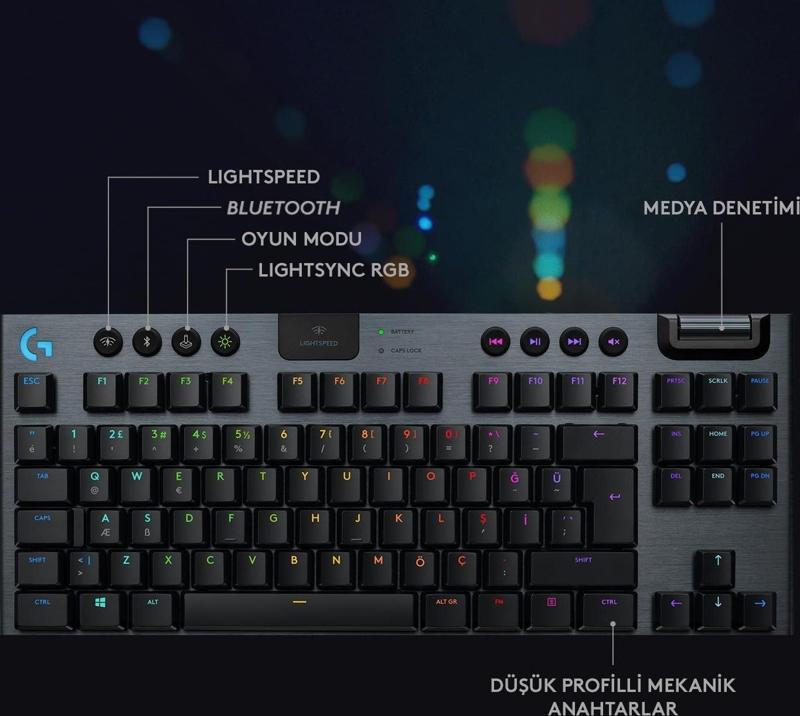 G913 TKL GL Linear İngilizce Klavye