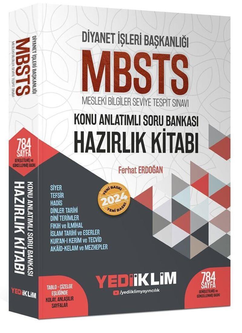 2024 Diyanet İşleri Başkanlığı MBSTS Konu Anlatımlı Soru Bankası Hazırlık Kitabı