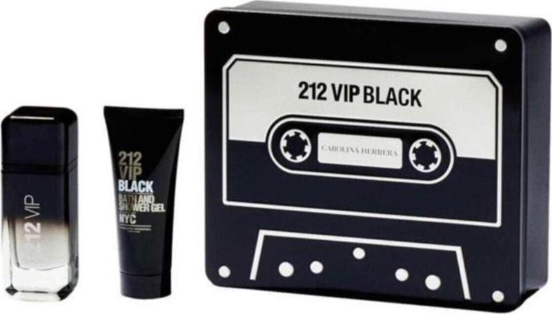 212 Vip Men 100 Ml Black Edp  Erkek Parfüm + Shower Gel 100 Ml 8411061980736