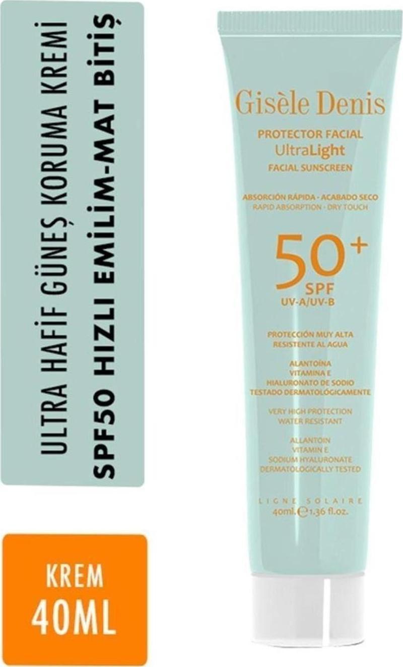 Yüz Krem Ultra Hafif Spf 50 40 Ml