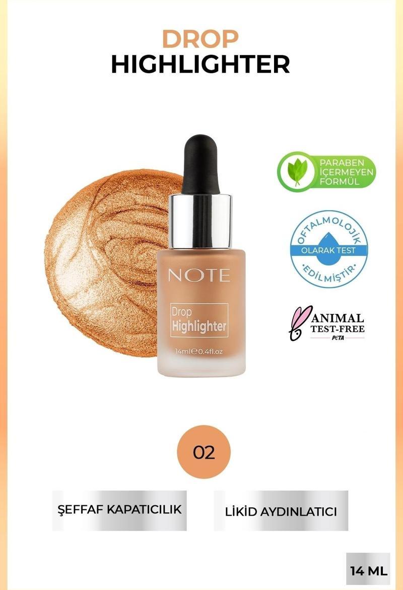 Drop Highlighter 02 Charming Desert Likit Aydınlatıcı