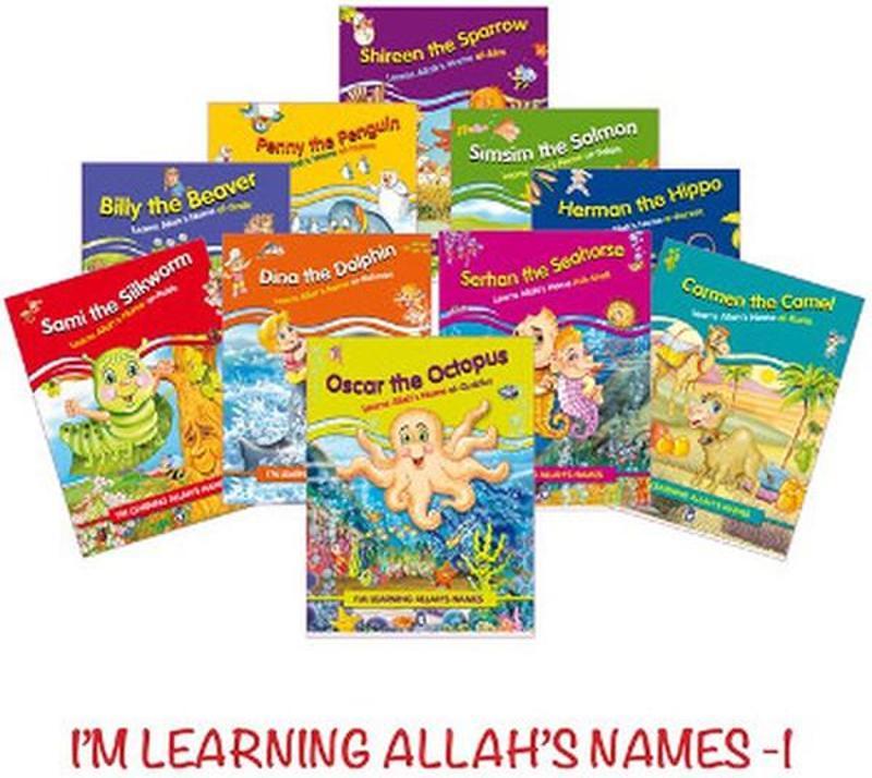 Allahın İsimlerini Öğreniyorum - 1 (10 Kitap Set)