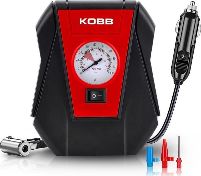 KB100 12Volt 100 PSI Analog Göstergeli Hava Lastik Şişirme Pompası