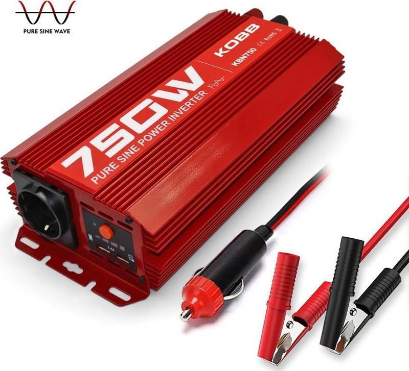 KBN750 12V/220V 750Watt Tam Sinüs Dönüştürücü İnvertör