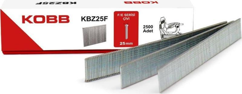 KBZ25F 25mm 2500 Adet F/E/J/8 Serisi Ağır Hizmet Tipi Kesik Başlı Çivi