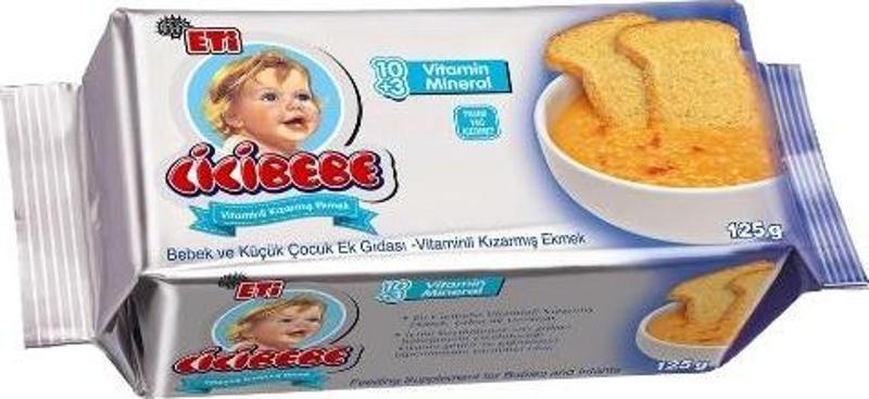 Cici Bebe Ekmeği 125 Gr. (12'li)