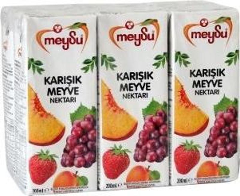 Karışık Meyve Suyu 6x200 ml.