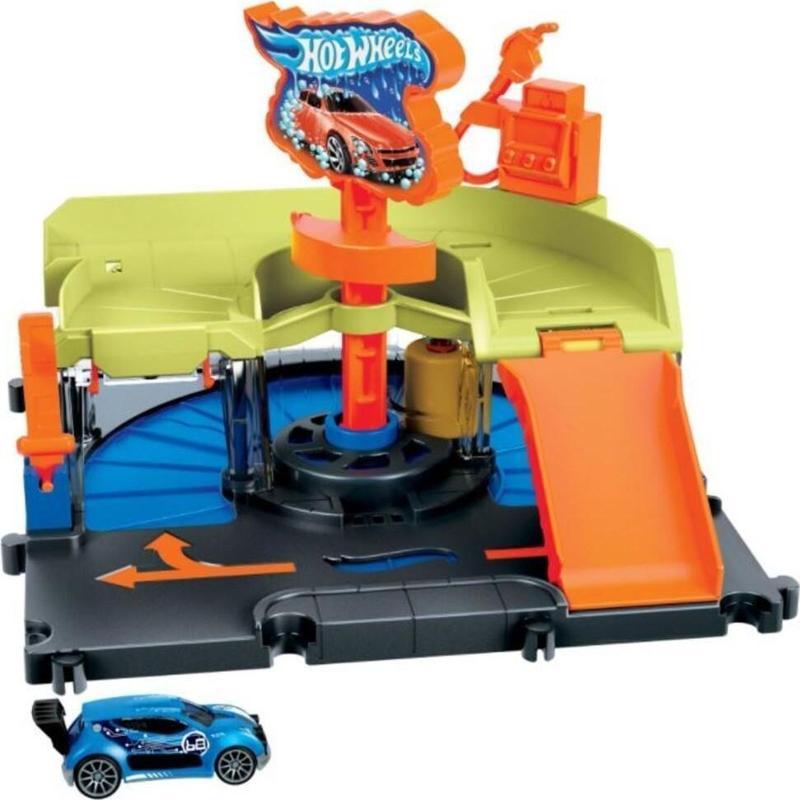 HotWheels Şehir Hayatı Araba Yıkama HDR24 HDR27 Lisanslı Ürün