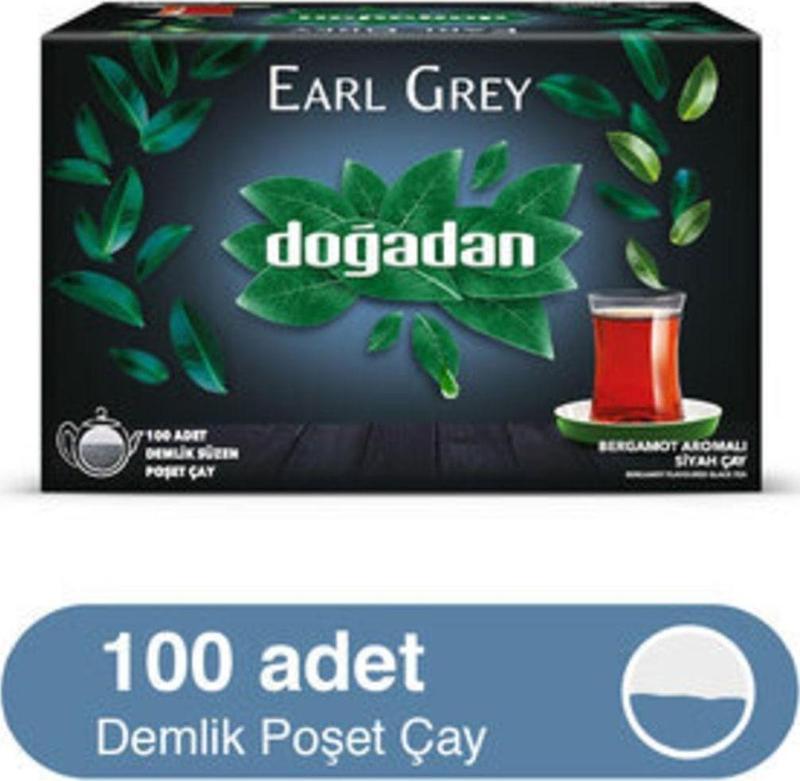 Earl Grey Demlik Poşet Çay 320 G 100'Lü ( 9 Adet )