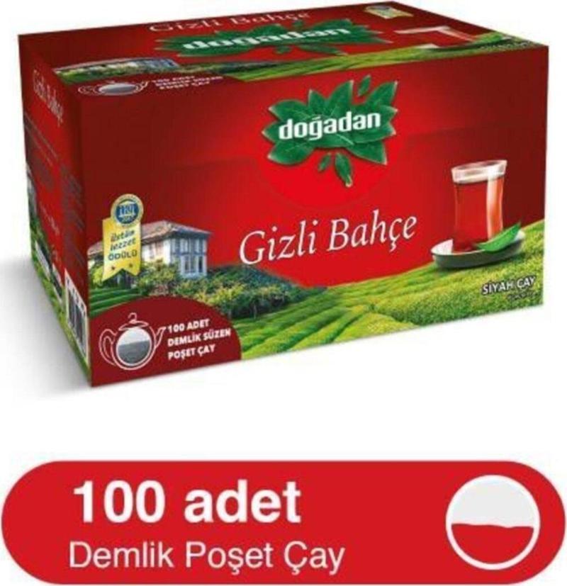 Gizli Bahçe 100'Lü Demlik Poşet 320 Gr 12 Adet 1 Koli