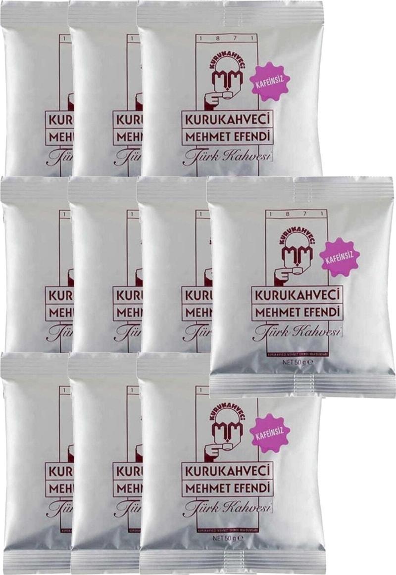 Kafeinsiz Türk Kahvesi 50 G Folyo Ambalaj X 10 Adet 8690627421009 Türk Kahvesi