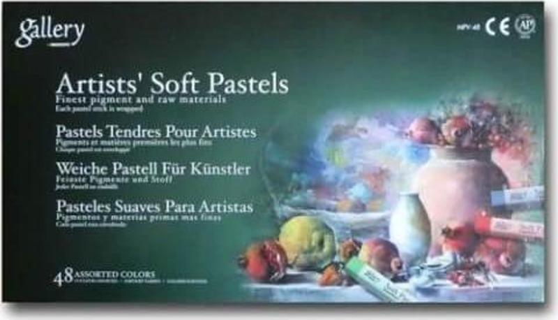 Gallery Artists 48'li Tam Boy Toz Pastel (soft Pastel) Set