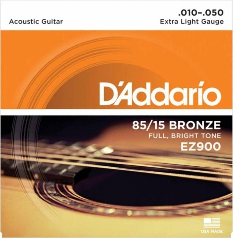 D'addario Ez900 85/15 Bronze Akustik Gitar Teli (10-50)