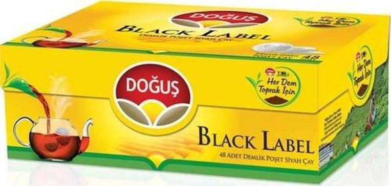 Doğuş BLACK LABEL DEMLİK POŞET 48X3.2 GR