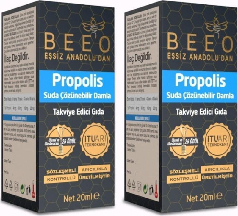 Propolis Damla Su Bazlı 2'li