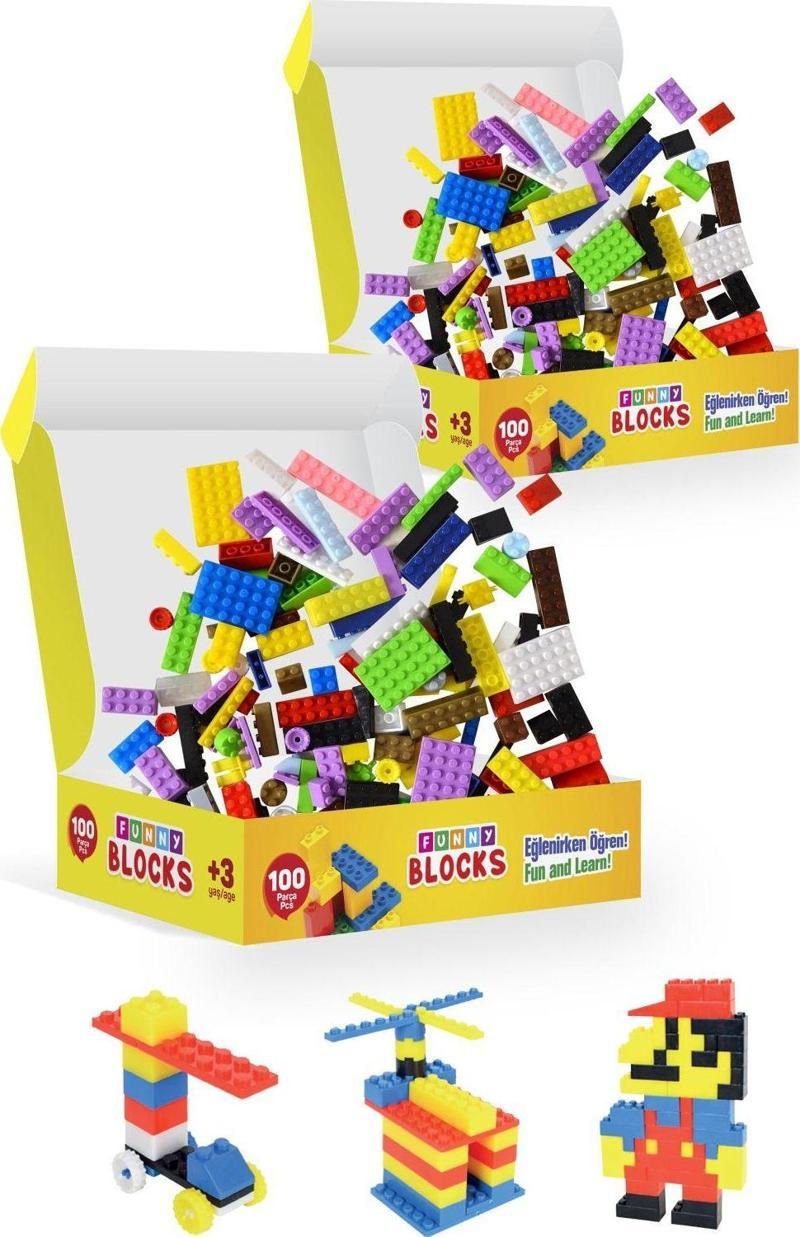 Funny Blocks Mini 200 Parça Eğlenceli Bloklar