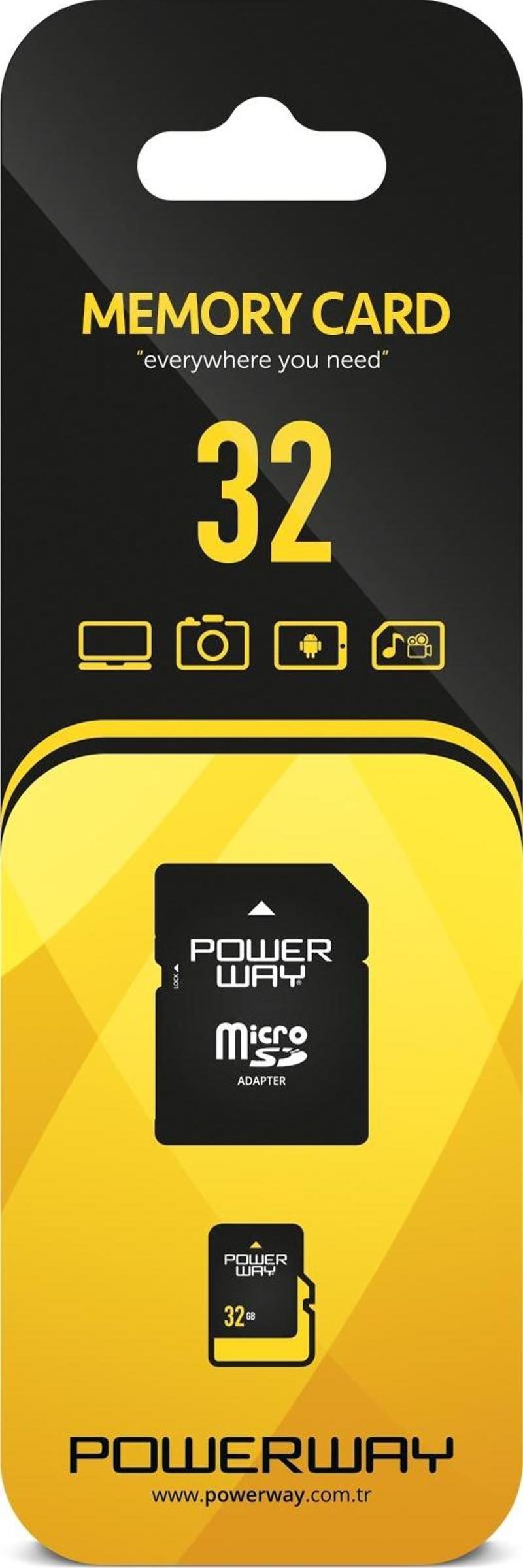 32 GB Micro SD Hafıza Kartı Adaptör Dahil