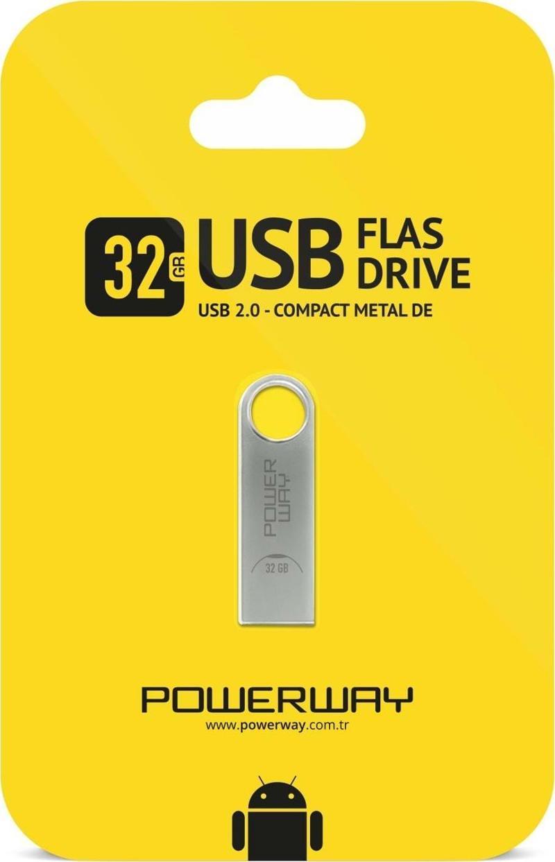 32 GB Metal Usb Flash Bellek