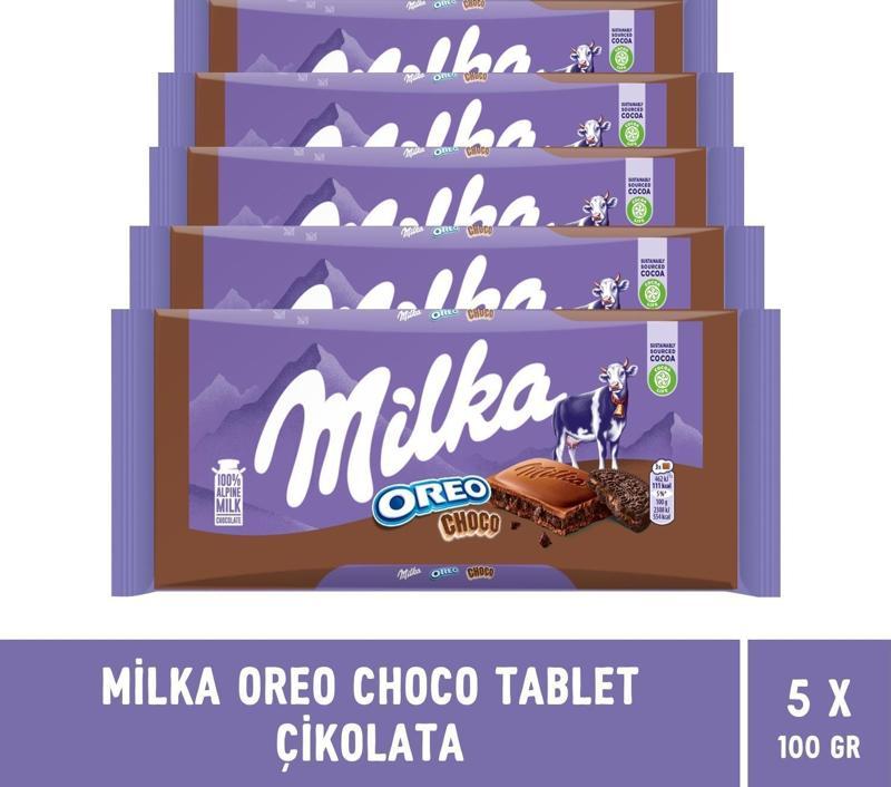 Tablet Oreo Choco 100 gr 5'li Set