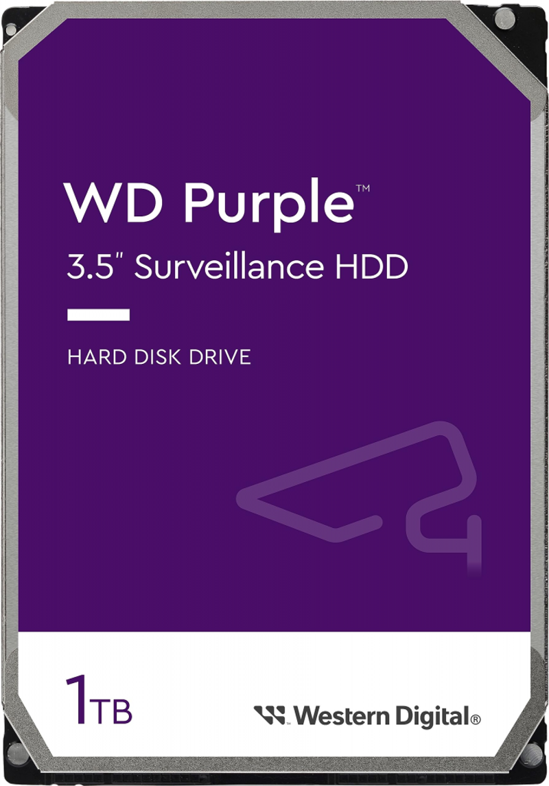 WD PURPLE, WD11PURZ, 3.5&quot; 1TB, 64Mb, 5400 Rpm, 7/24 Güvenlik, HDD