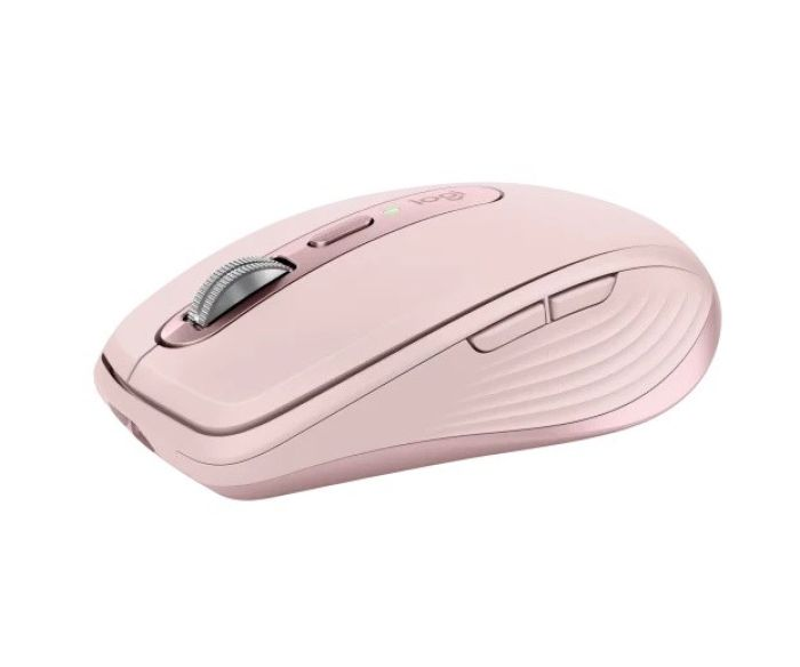 LOGITECH 910-006931, MX Anywhere 3S, Rose, Bluetooth, 8000dpi, Lazer, 6 Tuşlu, USB-C den şarj edilebilir, Mouse