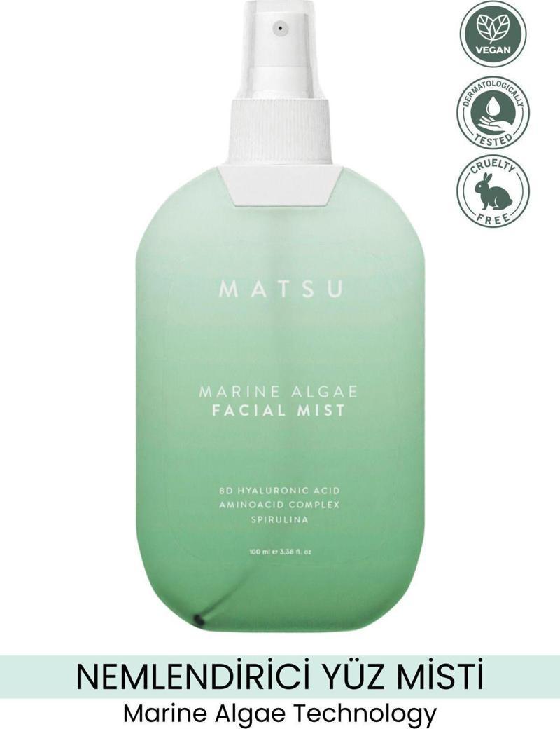 Marine Algae Yenileyici Gözenek Karşıtı Cilt Bakım Spreyi Spirulina Mist 100 ML