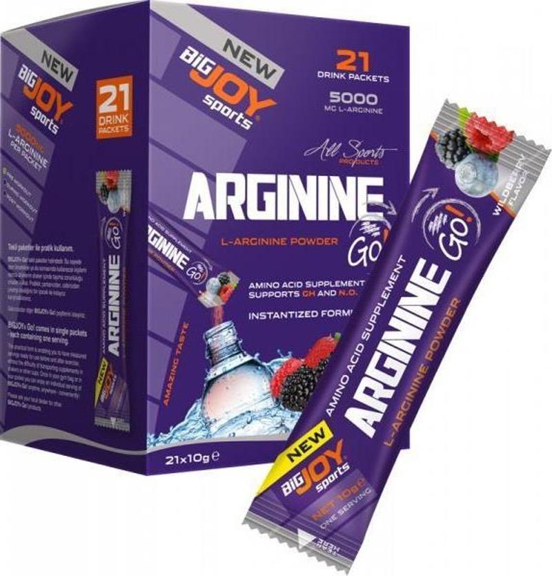 BigJoy Arginine Go 10g*21 adet/Orman Meyveli