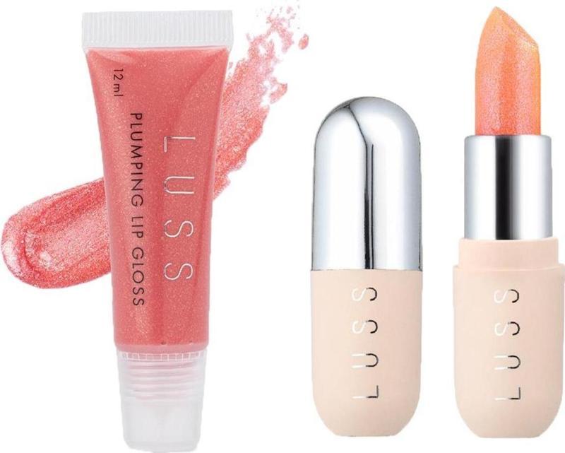 Lip Gloss Dudak Parlatıcısı No8 Ve Dudak Balm No2 2li Set