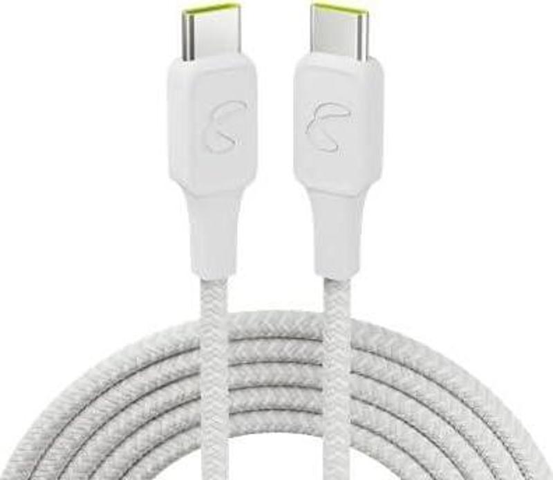 Instant Connect Kablo USB-C USB-C,Beyaz,1.5m