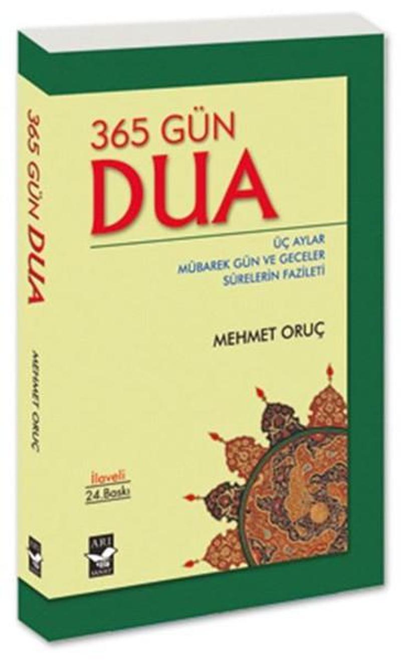 Arı Sanat Yayınevi 365 Gün Dua - Mehmet Oruç