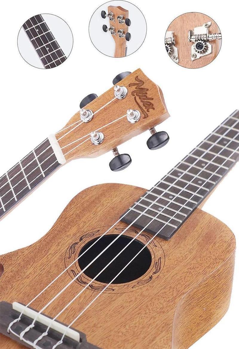 CT-24M Set Maun Concert Ukulele (Softcase Capo Metod Nota Sticker Askı Pena)