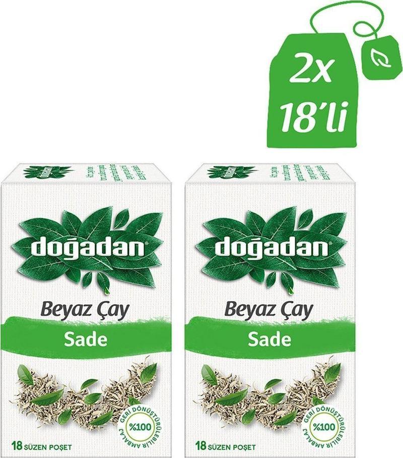 Beyaz Çay 18’Li Bardak Poşet X2