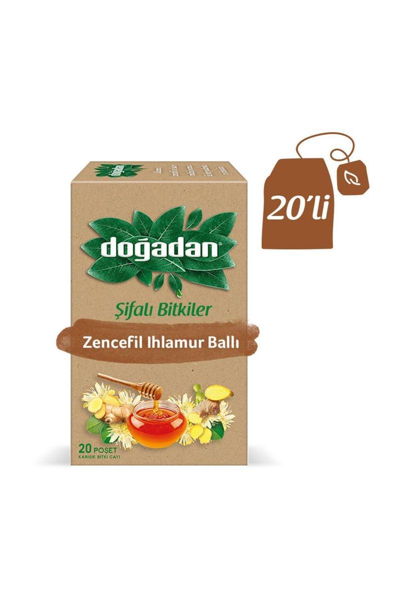 Doğadan Doğadan Zencefil Ihlamur Ballı Bitki Çayı 20’Li - Idefix