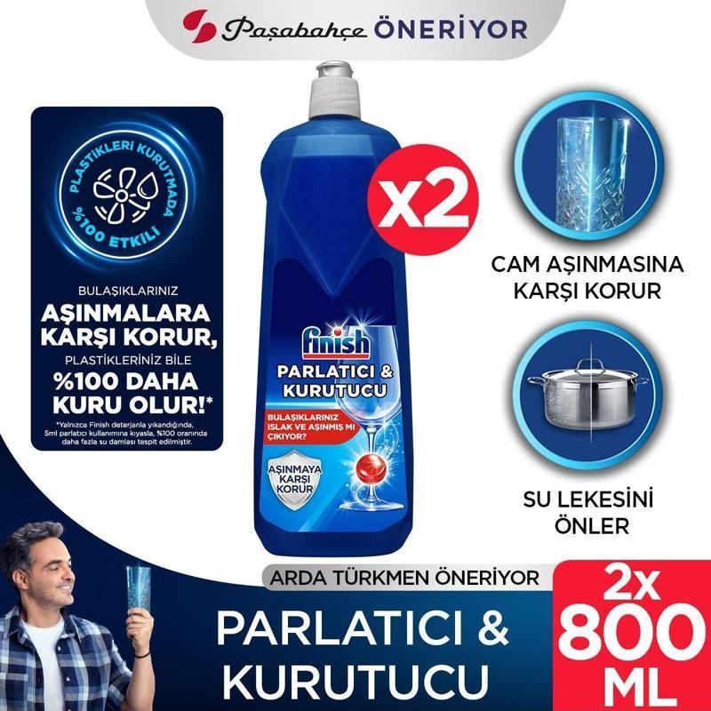 Bulaşık Makinesi Parlatıcı & Kurutucu 800 Ml X 2