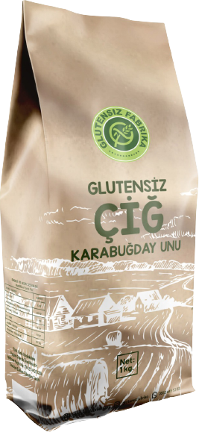 Çiğ Karabuğday (Greçka) Unu 1000 gr