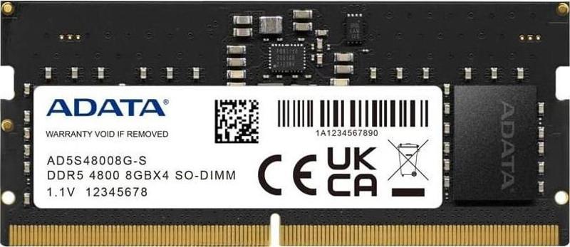 AD5S48008G-S 8GB DDR5 4800Mhz Notebook Bellek