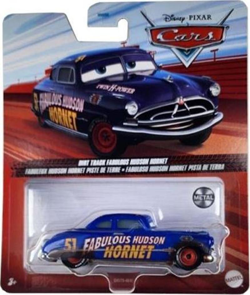 Disney Cars 3 Tekli Karakter Araçlar Dirt Track Fabulous Hudson Hornet DXV70